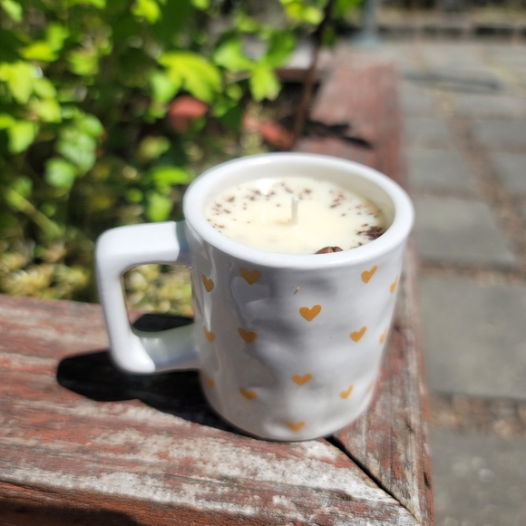 Espresso mug candle coffee scented - Picture 4 of 5